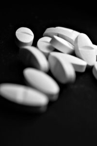 white medicine pills